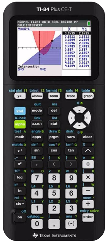 Texas Instruments TI-84 CE-T + Python app Texas Instruments TI-84 CE-T + Python app