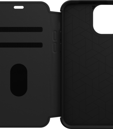 Otterbox Strada Apple iPhone 12 / 12 Pro Book Case Leer Zwart