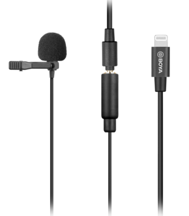 Boya BY-M2 Lavalier Microfoon met Lightning Kabel
