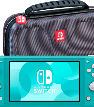 Nintendo Switch Lite Turquoise + Bigben Officiële Nintendo Switch Lite Beschermtas