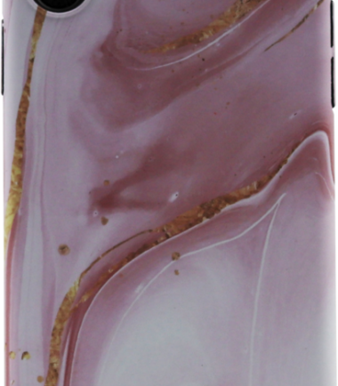 BlueBuilt Pink Marble Hard Case Apple iPhone Xs / X Back Cover