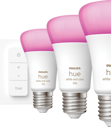Philips Hue White & Color Starter Pack E27 met 3 lampen