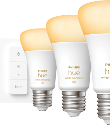 Philips Hue White Ambiance Starter Pack E27 met 3 lampen