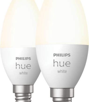 Philips Hue Kaarslamp White E14 Duo pack