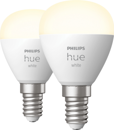 Philips Hue Kogellamp White E14 Duo pack
