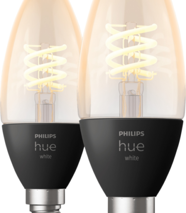 Philips Hue Filamentlamp White kaarslamp E14 Duo pack