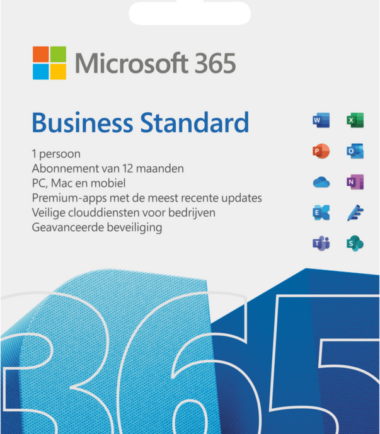 Microsoft Office 365 Business Standard EN 1 jaar Abonnement