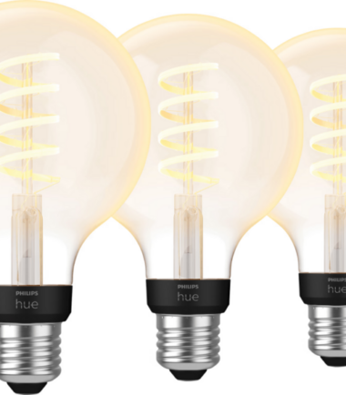 Philips Hue Filamentlamp White Ambiance Globe E27 3-pack