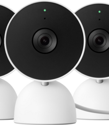 Google Nest Cam Indoor Wired 3-pack