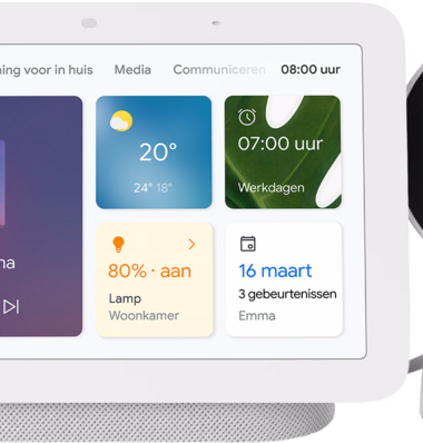 Google Nest Cam Indoor Wired + Google Nest Hub 2