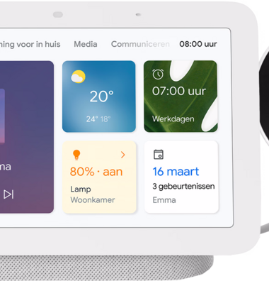 Google Nest Cam Indoor Wired 4-pack + Google Nest Hub 2