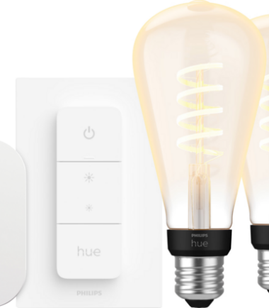 Philips Hue Filament White Ambiance Edison XL 3-Pack Startpakket