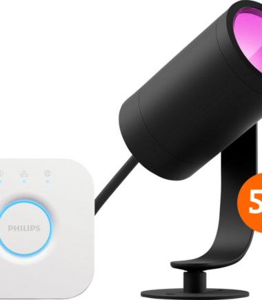 Philips Hue Lily Starter Pack White and Color prikspot 5-Pack + Bridge