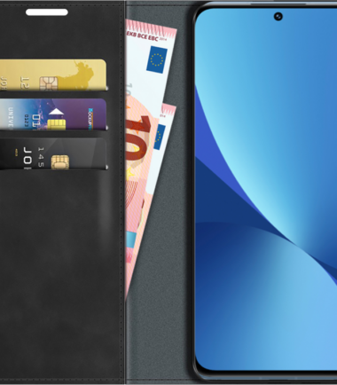 Just in Case Wallet Magnetic Xiaomi 12 / 12X Book Case Zwart