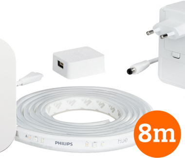 Philips Hue Lightstrip Plus White & Color 8m basisset + Bridge