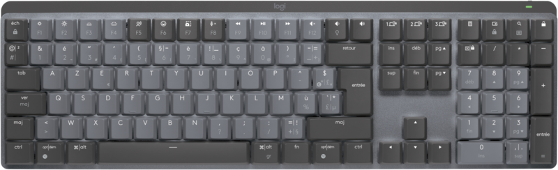 Logitech MX Mechanical Draadloos Toetsenbord Metaal Azerty Logitech MX Mechanical Draadloos Toetsenbord Metaal Azerty
