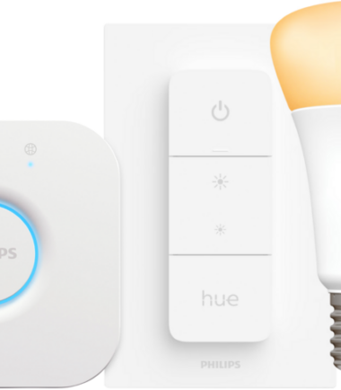 Philips Hue White Ambiance Starter Pack E27 met 4 lampen