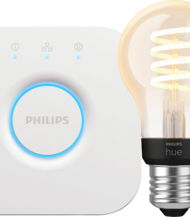 Philips Hue Filament White Ambiance Standaard 6-Pack + Bridge