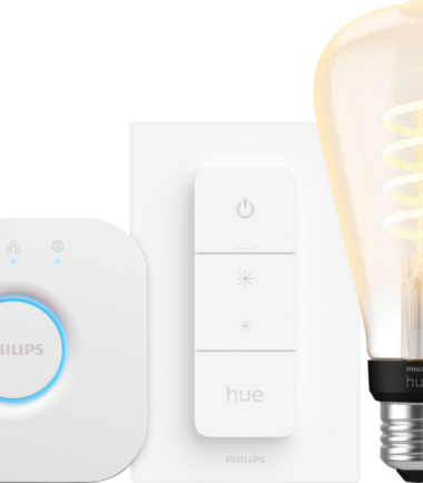 Philips Hue Filament White Ambiance Edison XL 4-Pack Startpakket
