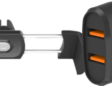 Kenu Telefoonhouder Auto Luchtrooster + BlueBuilt Autolader Quick Charge 18W