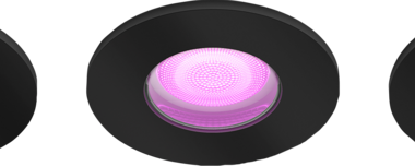 Philips Hue Xamento badkamer inbouwspot zwart White & Color 3-pack