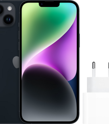 Apple iPhone 14 Plus 128GB Zwart + Apple Usb C Oplader 20W