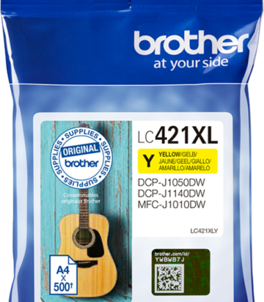 Brother LC-421XL Cartridge Geel