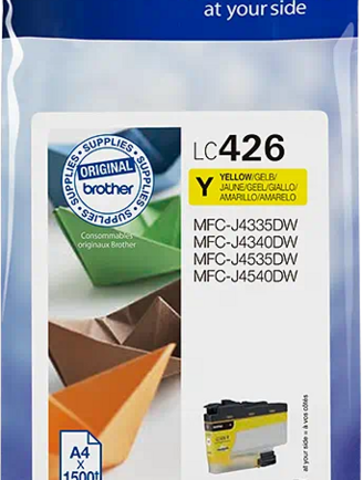 Brother LC-426 Cartridge Geel