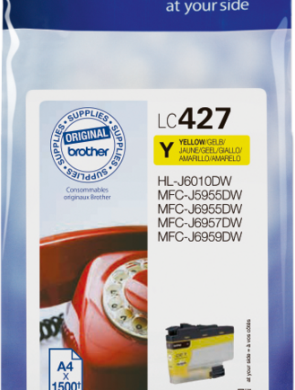 Brother LC-427 Cartridge Geel