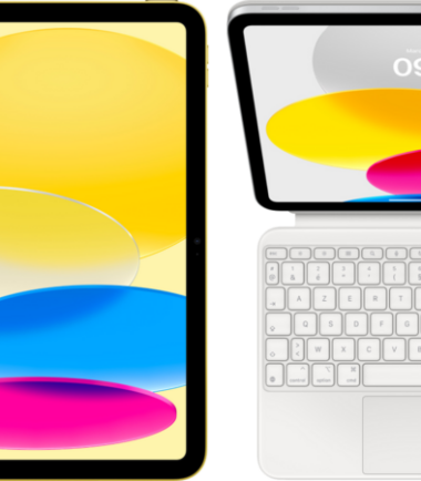 Apple iPad (2022) 10.9 inch 64GB Wifi Geel + Magic Keyboard Folio AZERTY