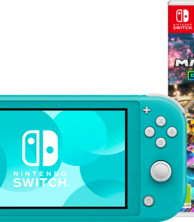 Nintendo Switch Lite Turquoise + Mario Kart 8 Deluxe Switch