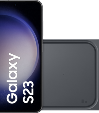 Samsung Galaxy S23 128GB Zwart 5G + Duo Draadloze Oplader 15W