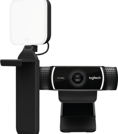 Logitech Litra Glow Streaming Lamp + C922 Pro Stream