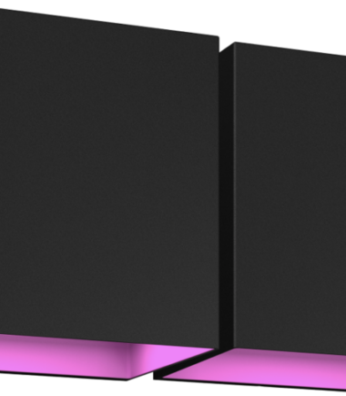 Philips Hue Resonate Downward White and Color - zwart 2-pack