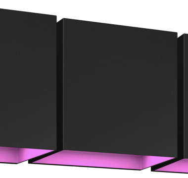 Philips Hue Resonate Downward White and Color - zwart 3-pack