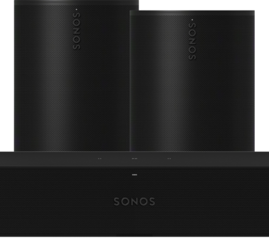 Sonos Ray Zwart + 2x Era 100 Zwart