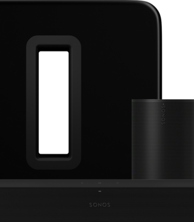 Sonos Ray Zwart + 2x Era 100 Zwart + Sub G3 Zwart