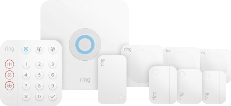 Ring Alarmsysteem met 3 magneetcontacten en 3 bewegingssensoren Ring Alarmsysteem met 3 magneetcontacten en 3 bewegingssensoren