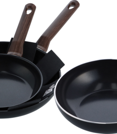 BK Simply Ceramic Keramische koekenpannenset 24 + 28 cm + Wokpan 28 cm -
