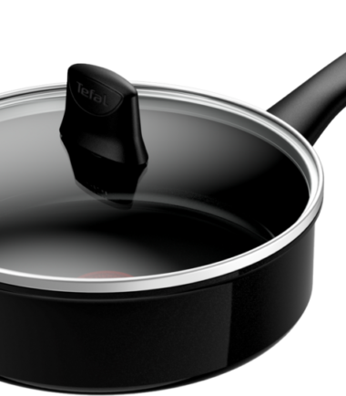 Tefal Renew On Keramische hapjespan 24 cm Zwart - Hapjespannen