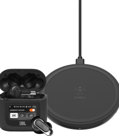JBL Tour Pro 2 Zwart + draadloze oplader