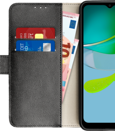 Just in Case Wallet Motorola Moto E13 Book Case Zwart