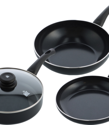 BK Brilliant Koekenpannenset 24 + 28 cm + Hapjespan -