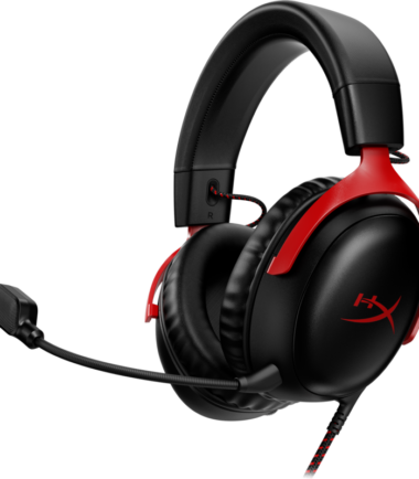 HyperX Cloud III Wired Gaming Headset - Zwart/Rood (PC