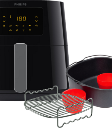 Philips Airfryer XL HD9270/96 + Kookrek + Bakvorm -