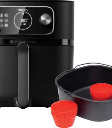 Philips Airfryer XXL Connected HD9875/90 + Bakvorm -