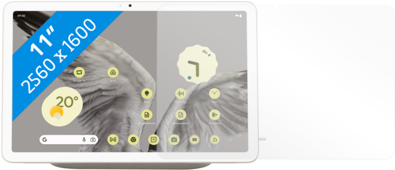 Google Pixel Tablet 128GB Wifi Crème en Dock + Just in Case Screenprotector Glas Google Pixel Tablet 128GB Wifi Crème en Dock + Just in Case Screenprotector Glas