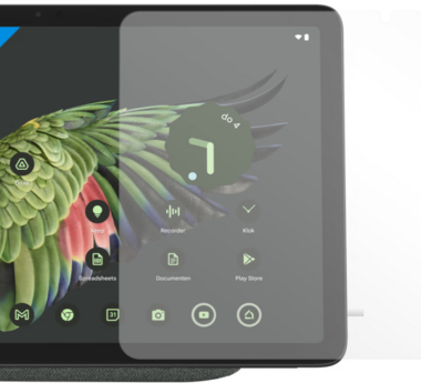 Google Pixel Tablet 128GB Wifi Grijs en Dock + Just in Case Screenprotector Glas