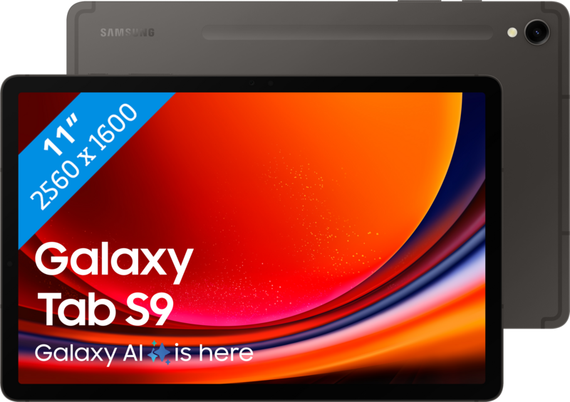 Samsung Galaxy Tab S9 11 inch 256 GB Wifi Zwart Samsung Galaxy Tab S9 11 inch 256 GB Wifi Zwart