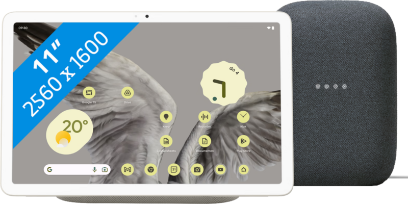 Google Pixel Tablet 128GB Wifi Crème + Nest Audio Charcoal Google Pixel Tablet 128GB Wifi Crème + Nest Audio Charcoal